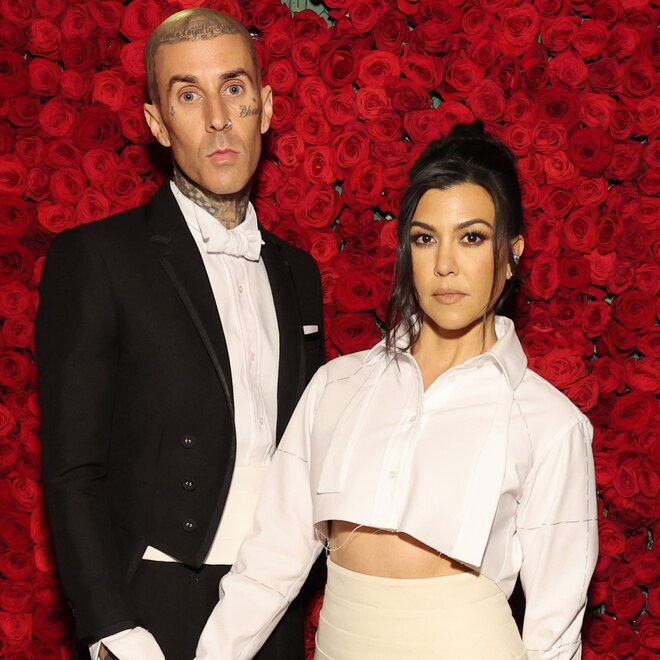 Travis Barker and Kourtney Kardashian